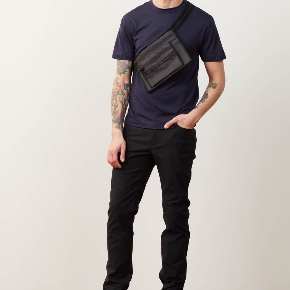 Outlier Bomb Dungarees – Charcoal • Size 30